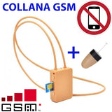 MICRO AURICOLARE INVISIBILE CON COLLANA GSM SPIA SPY | NON SERVE IL CELLULARE