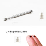 COLLANA GSM + AURICOLARE INVISIBILI A MAGNETI DA 2 mm
